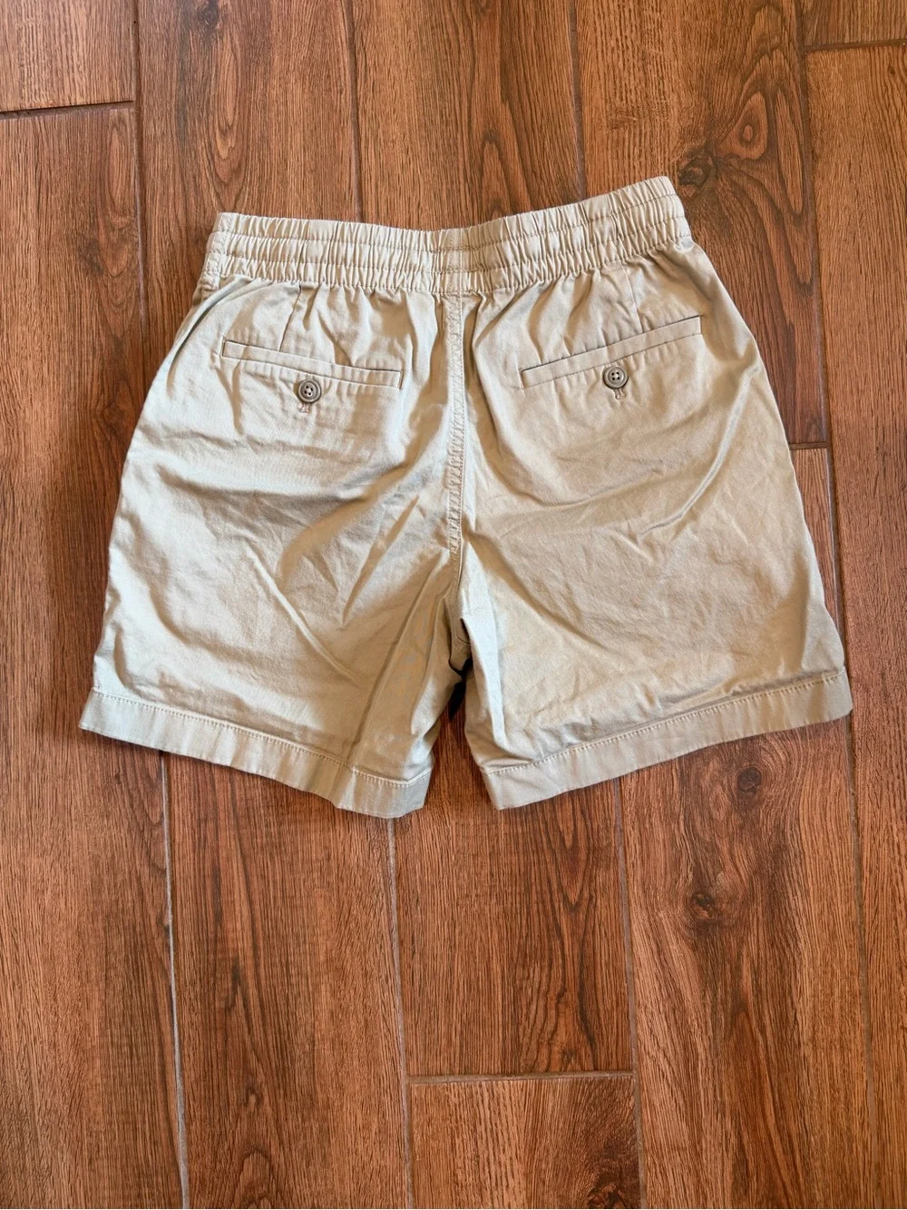 J. Crew Men's Drawstring Shorts 6” pockets /Light Khaki / XS
